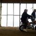 Waterford resident Roger Tate rides a Honda CT 1907 at the Ann Arbor Classic Bicycle Show on Sunday, April 28. Daniel Brenner I AnnArbor.com